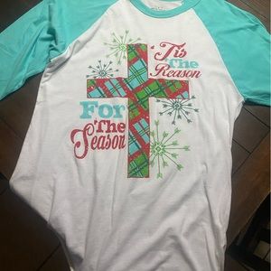 Western print  Christmas shirt